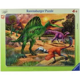 Puzzle Tip Rama Dinozauri, 42 Piese Ravensburger - 1